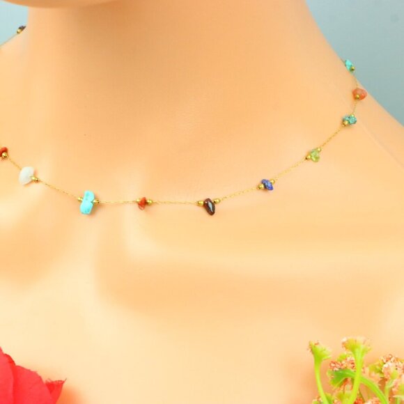 Delicate & Contemporary Necklace Chain, A Lovely Choice for Women, EVCH1111 - Picture 6 of 15